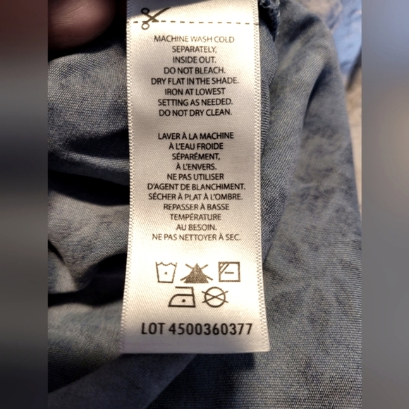 L/G Buffalo Blue women blouse without sleeves - Picture 9 of 10